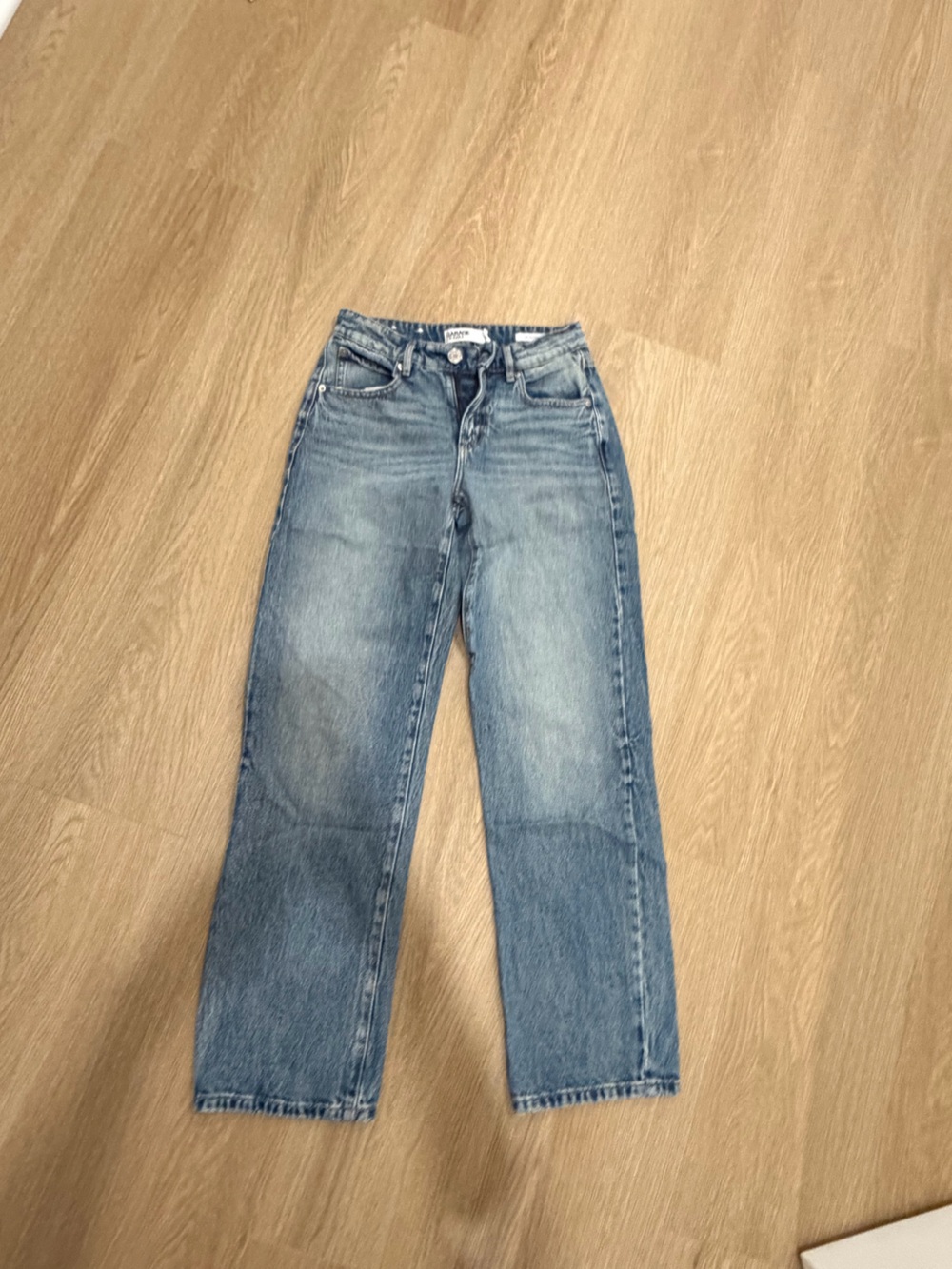 Garage women’s Washed Light Blue Straight Jeans